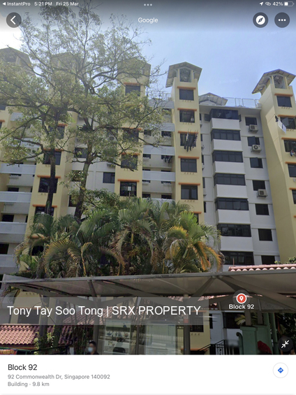 Blk 92 Commonwealth Drive (Queenstown), HDB 2 Rooms #395365001
